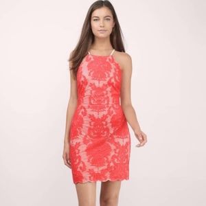 NWOT Tobi Till Sunrise Lace Bodycon Dress